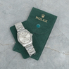 Rolex Air-King 34 Argento Oyster 5500 Silver Lining 